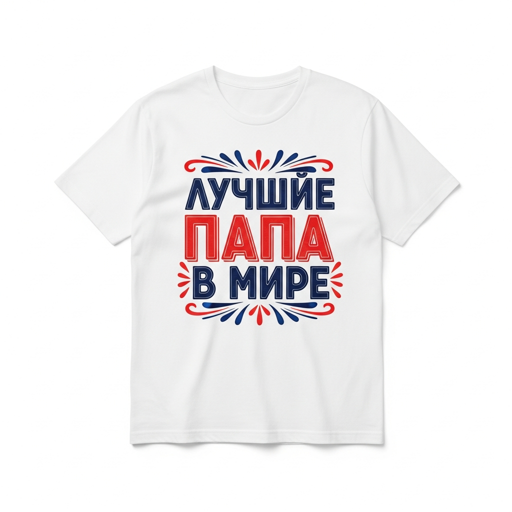 Футболка ЛУЧШИЙ ПАПА В МИРЕ